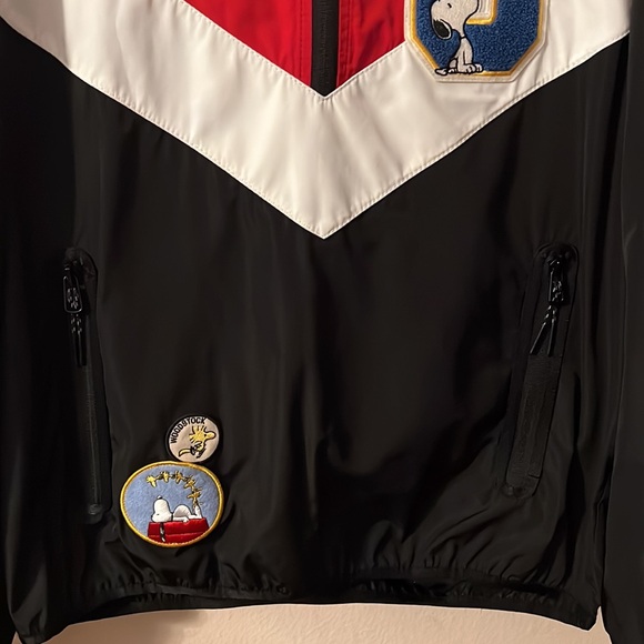 Coach x peanuts men’s embroidered patch logo monogram packable windbreaker NEW - Picture 4 of 11